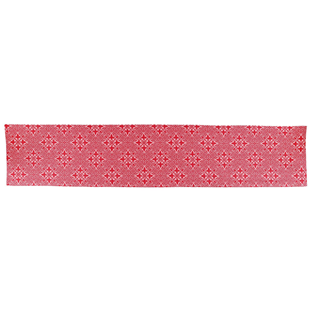 Damask Red Runner