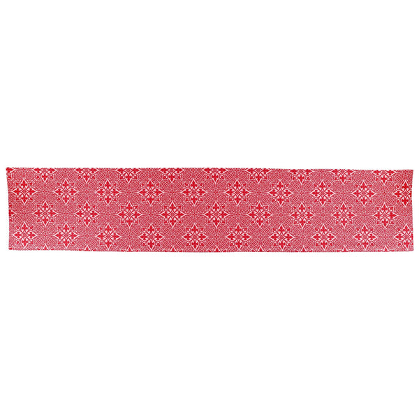 Damask Red Runner