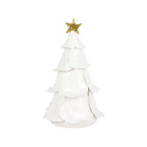 Foresta White Medium Ruffled Tree