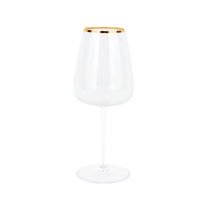 Francesca Gold Wine Glass