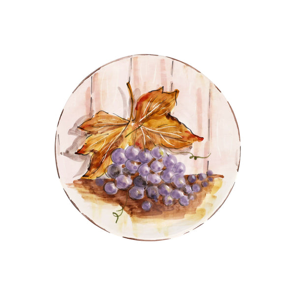 Harvest Grapes Salad Plate