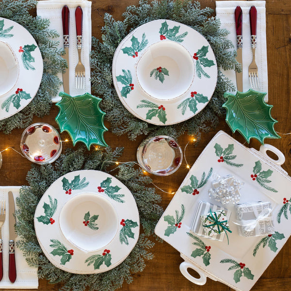 Lastra Evergreen Handled Square Platter Alternate View1