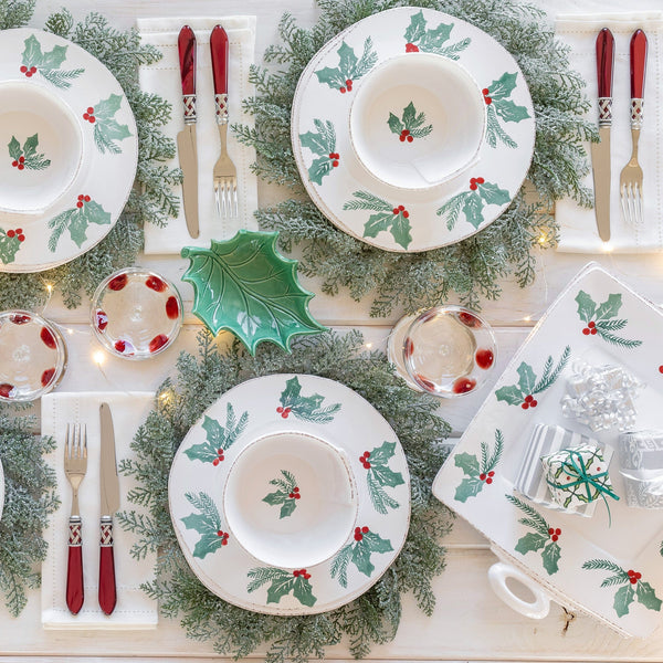 Lastra Evergreen Handled Square Platter Alternate View2