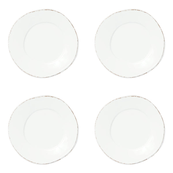 Melamine Lastra White Dinner Plate - Set of 4