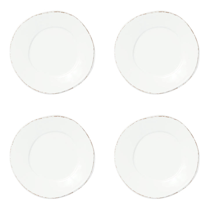 Melamine Lastra White Dinner Plate - Set of 4
