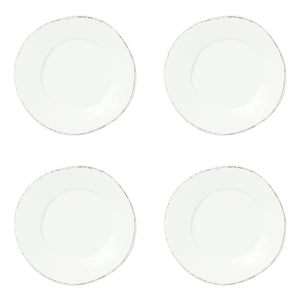 Melamine Lastra White Dinner Plate - Set of 4