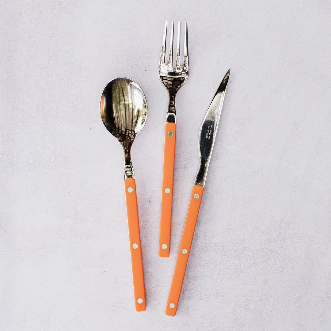 Pastello Orange Three-Piece Place Setting