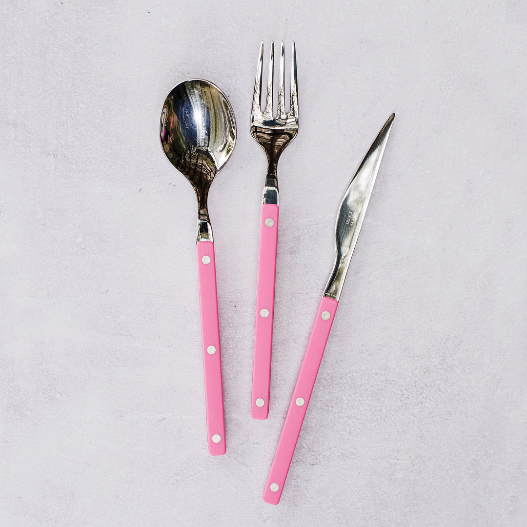 Pastello Pink Three-Piece Place Setting
