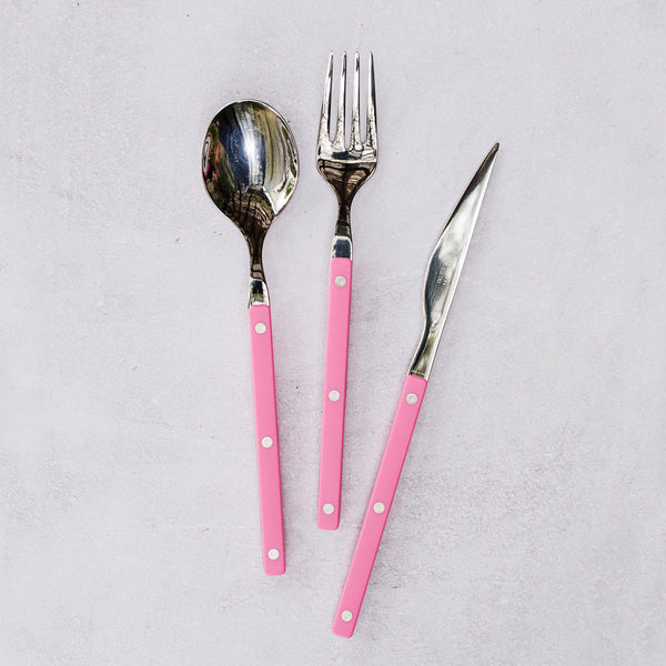Pastello Pink Three-Piece Place Setting