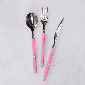 Pastello Pink Three-Piece Place Setting