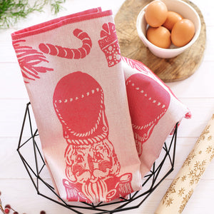 Strofinaccio Red Nutcracker Dish Towels - Set of 2