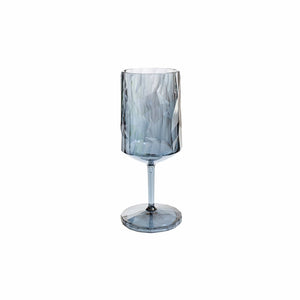 Superglass Polycarbonate Smoke Gray Wine Glass