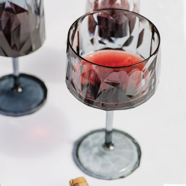 Superglass Polycarbonate Smoke Gray Gin Glass