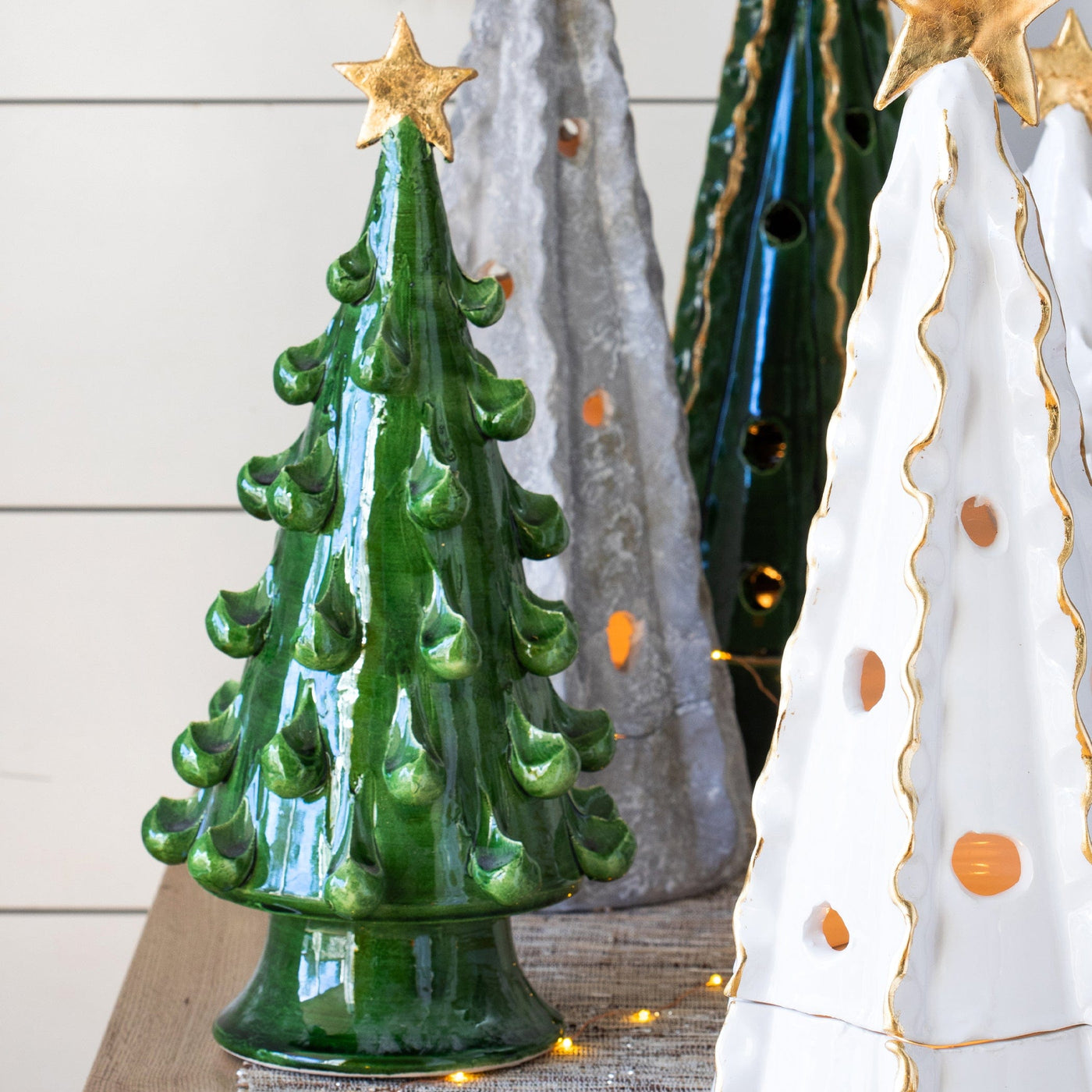 Foresta Green Medium Tree with Gold Star