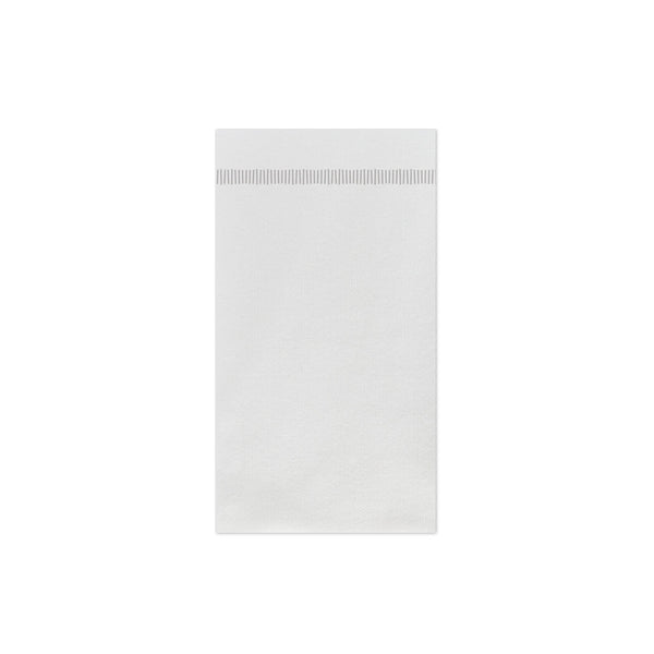 Papersoft Napkins Fringe Light Gray Guest Towels (Pack of 20)
