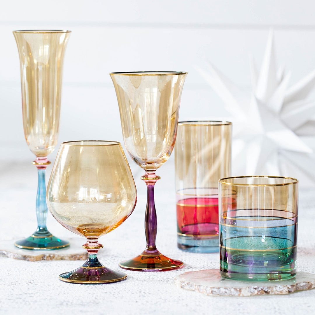 Regalia Deco Purple Brandy Snifter