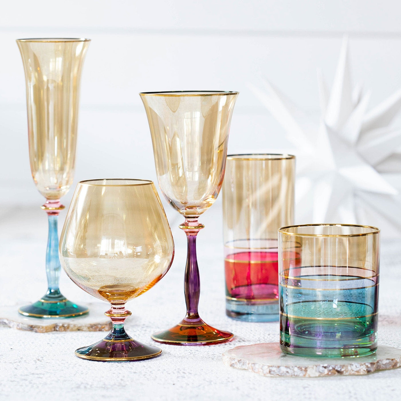 Regalia Deco Purple Brandy Snifter