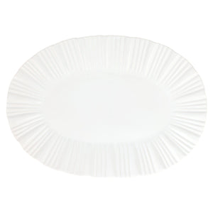 Bari White Oval Platter Bari White Oval Platter