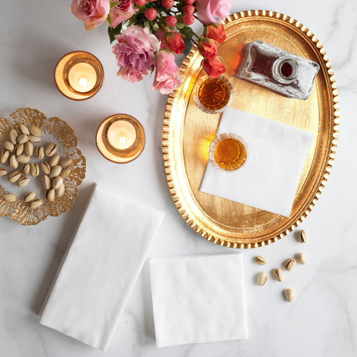 Papersoft Napkins Bianco Solid Dinner Napkins
