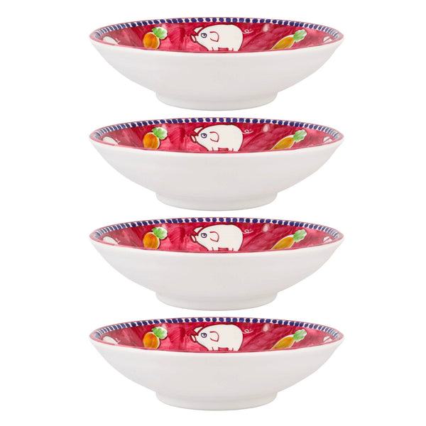 Melamine Campagna Porco Pasta Bowl - set of 4