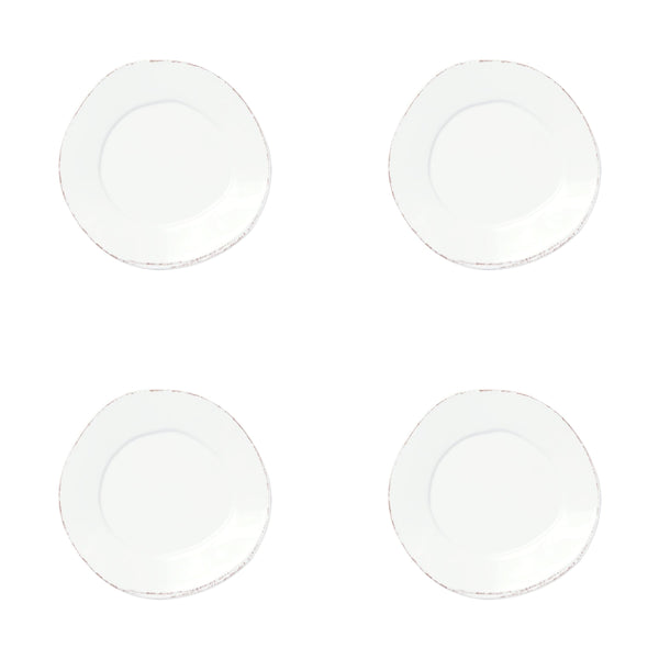 Melamine Lastra White Salad Plate - Set of 4