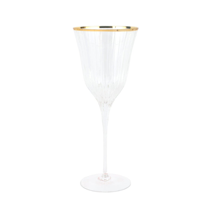 Natalia Gold Water Glass