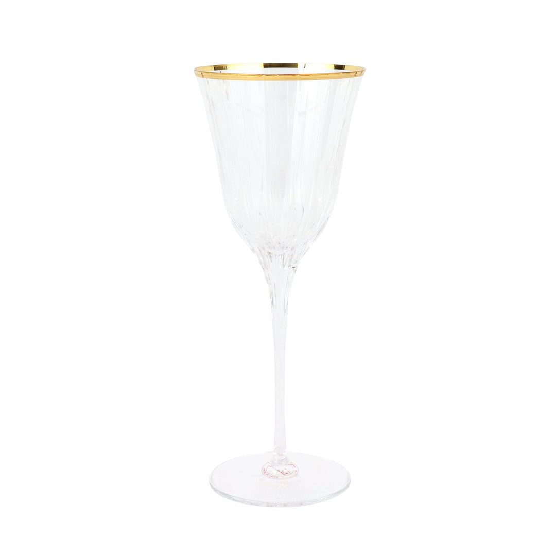 Natalia Gold Wine Glass