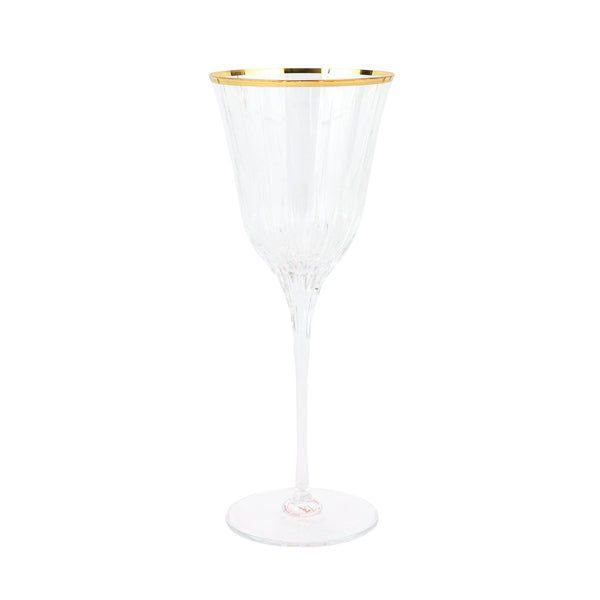 Natalia Gold Wine Glass