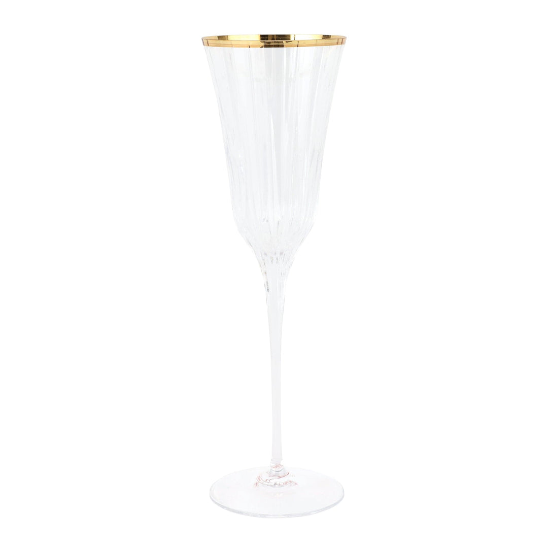 Natalia Gold Champagne Glass