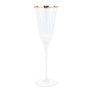 Natalia Gold Champagne Glass
