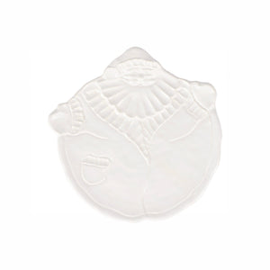 Pietra Natale Figural Santa Salad Plate