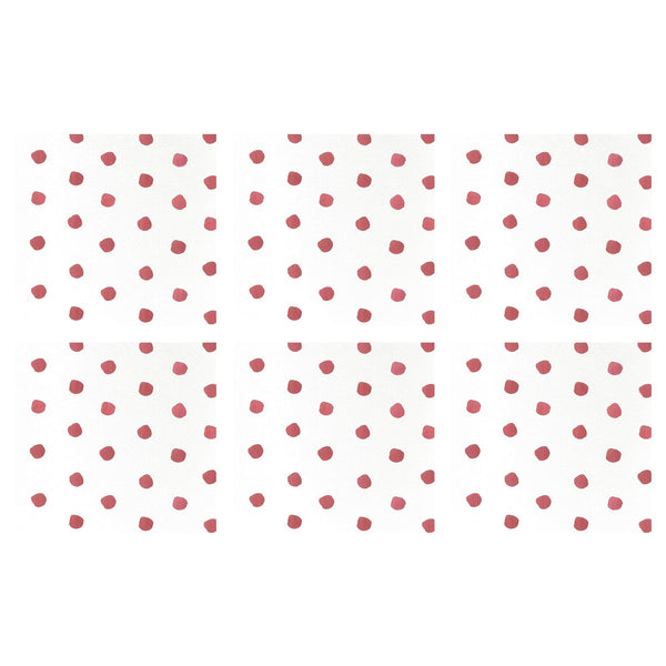 Papersoft Napkins Dot Cocktail Napkins (Pack of 20) - Set of 6