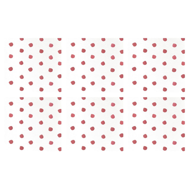 Papersoft Napkins Dot Cocktail Napkins (Pack of 20) - Set of 6