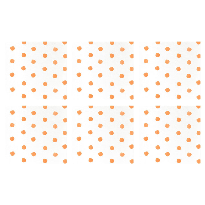 Papersoft Napkins Dot Cocktail Napkins (Pack of 20) - Set of 6