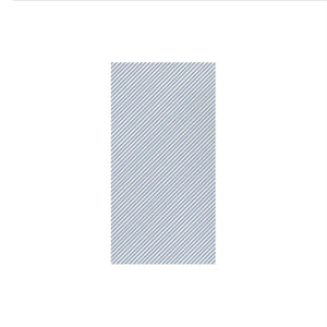 Papersoft Napkins Blue Seersucker Stripe Guest Towels (Pack of 50)