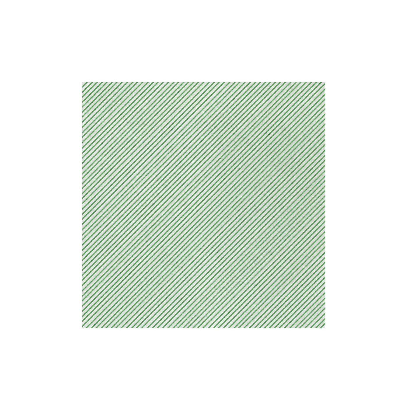Papersoft Napkins Green Seersucker Stripe Dinner Napkins (Pack of 20)