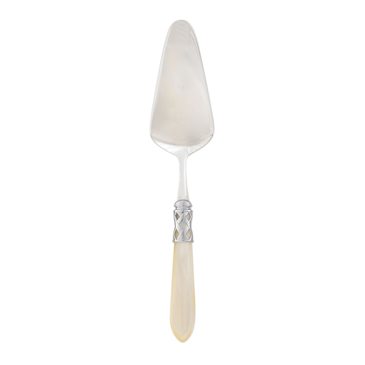 Aladdin Brilliant Ivory Pastry Server by VIETRI