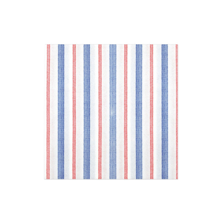 Papersoft Napkins Americana Stripe Dinner Napkins (Pack of 20) by VIETRI