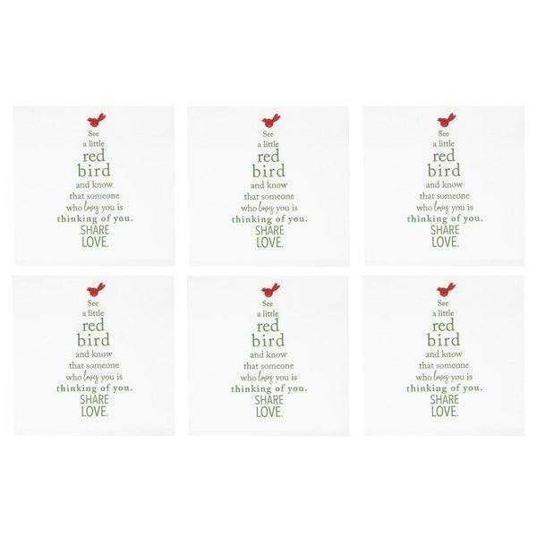 Papersoft Napkins Holiday Tree Cocktail Napkins (Pack of 20) - Set of 6