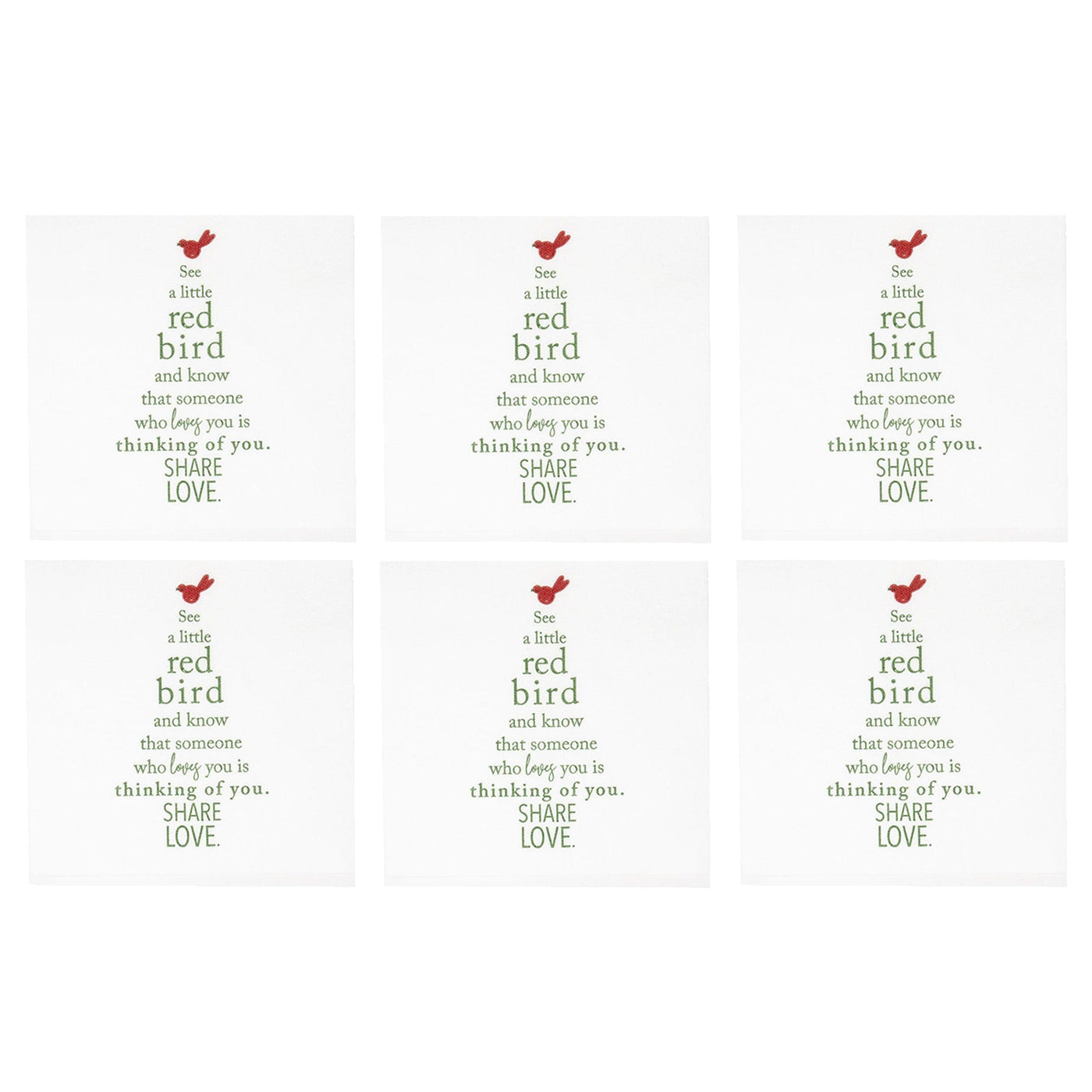 Papersoft Napkins Holiday Tree Cocktail Napkins (Pack of 20) - Set of 6
