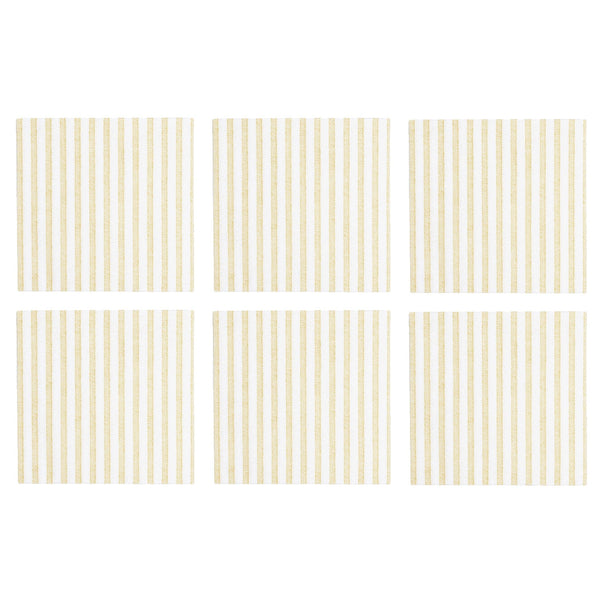 Papersoft Napkins Capri Cocktail Napkins (Pack of 20) - Set of 6
