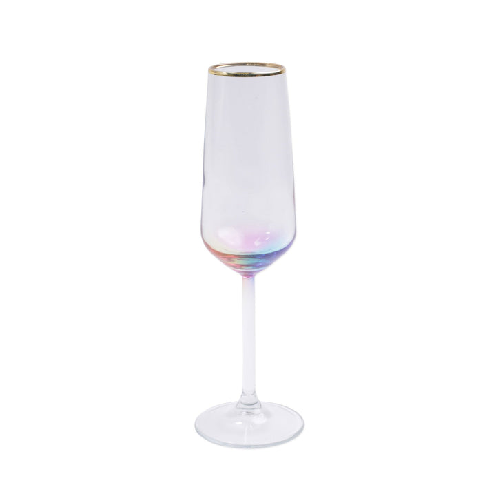 Rainbow Champagne Flute by VIETRI
