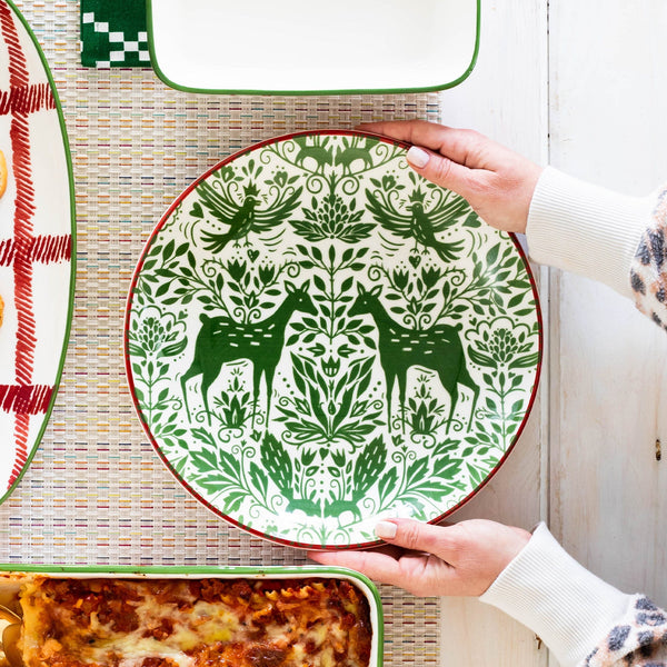 Mistletoe Medium Serving Bowl
